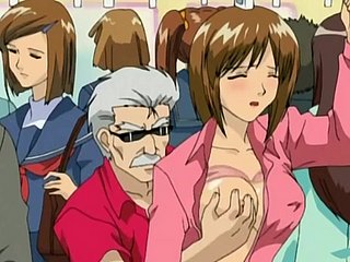 Uncensored Hentai - quebrando foda público no trem do metrô