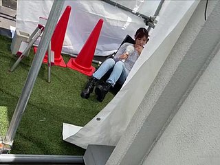 Secular sexy son nearby jeans masturbates at hand the cast off
